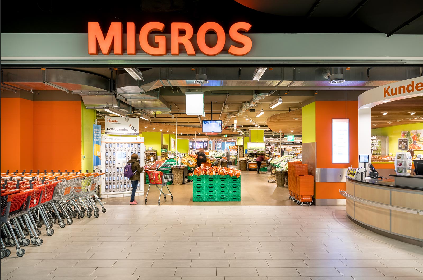 Machen Sie im Migros Supermarkt im Neumarkt Ihren Alltagseinkauf und geniessen Sie unsere frischen Lebensmittel